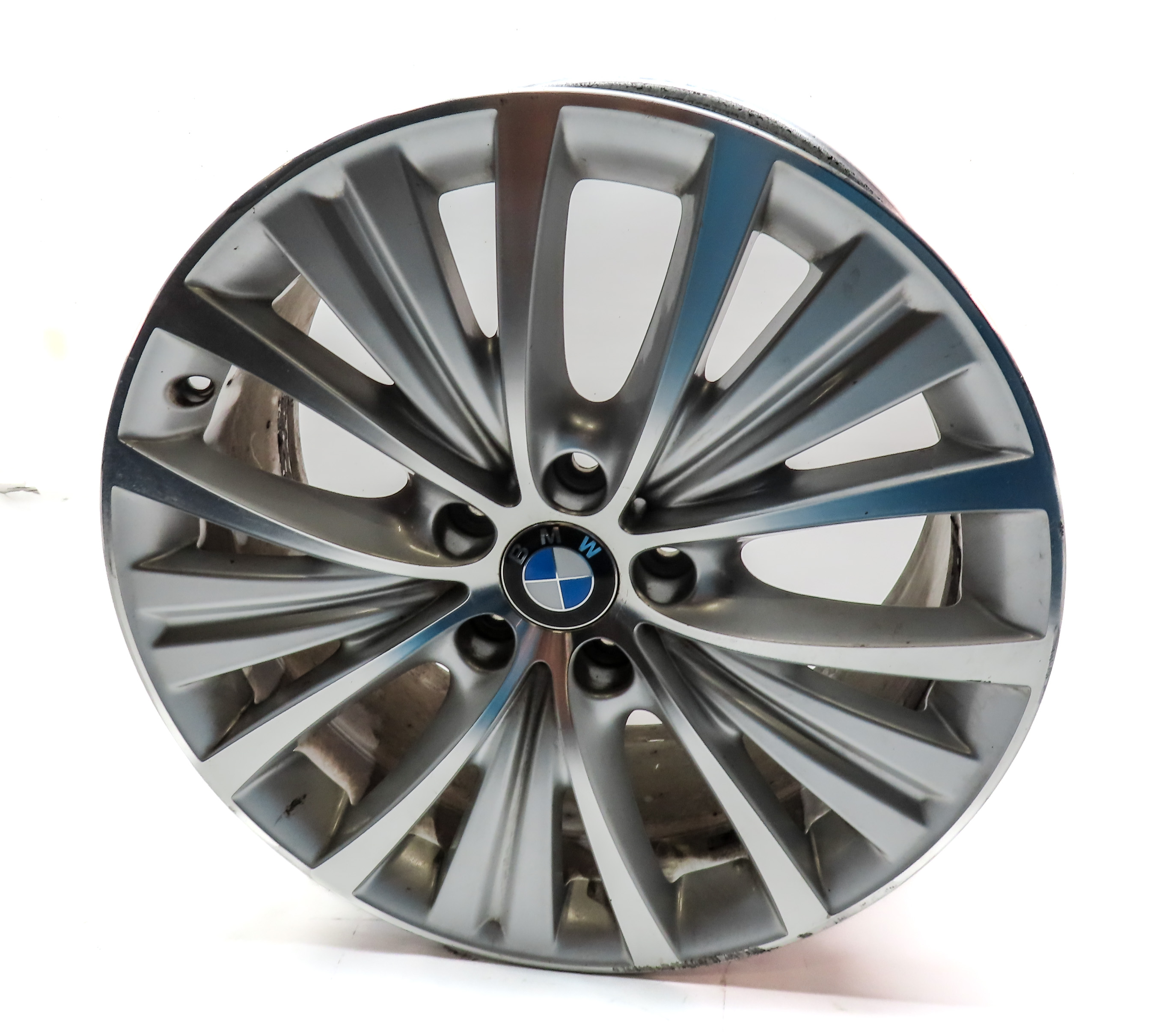 2014-2017 BMW X5 (F15) 19x9 POLISHED ALUMINUM ALLOY 15-SPOKE WHEEL RIM — exact item pictured